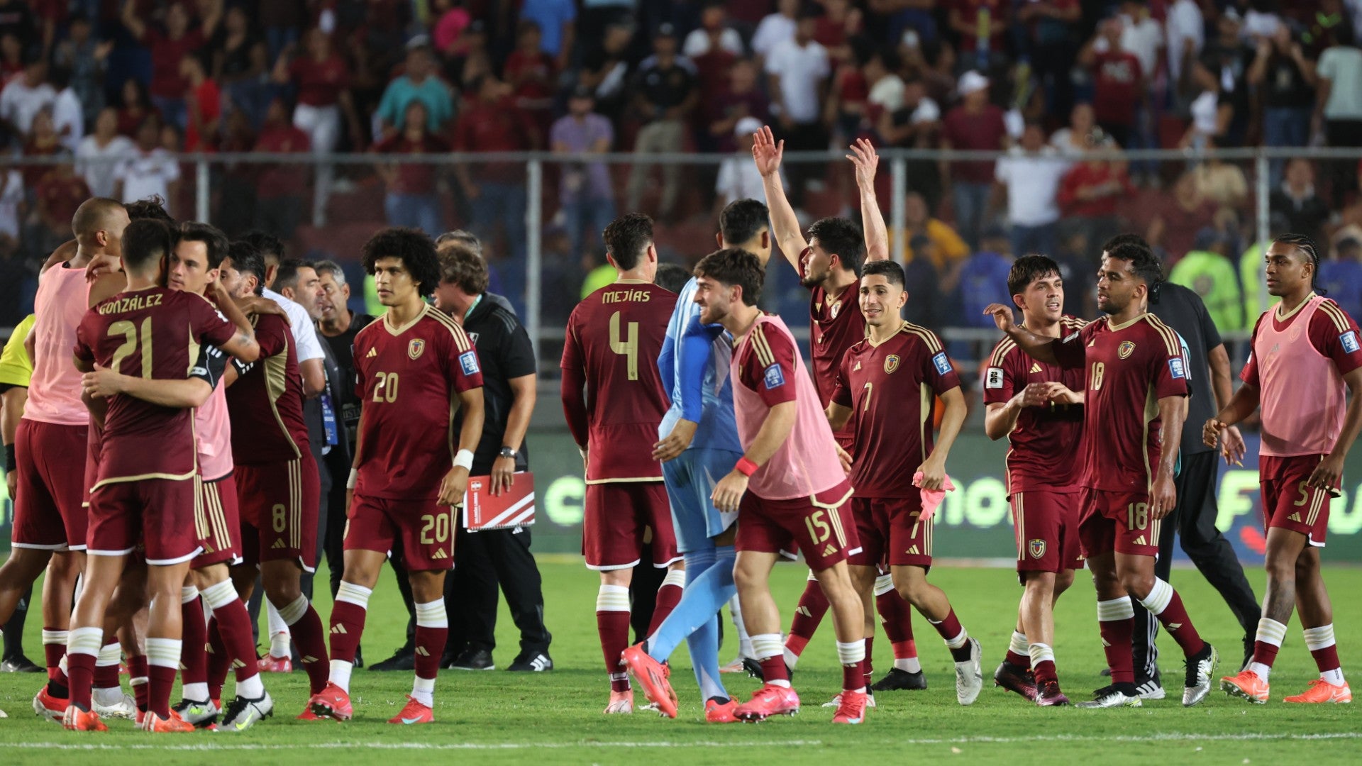 Jugadores de la Selección de Venezuela - Foto: EFE