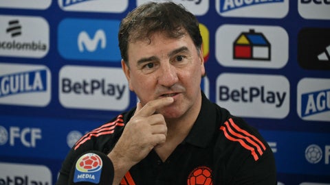 Néstor Lorenzo previo al juego Colombia ante Bolivia por la penúltima fecha de las Eliminatorias - Foto: AFP