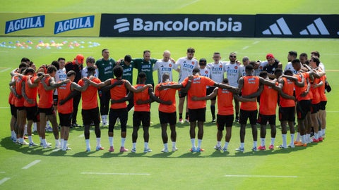 Selección Colombia en Barranquilla - Foto AFP