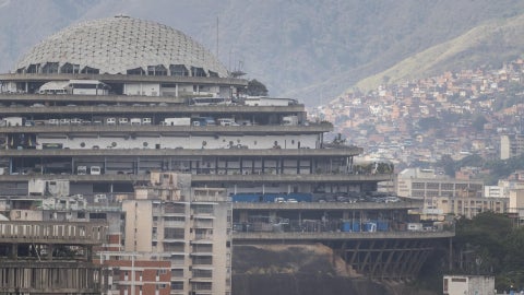 Fotografía exterior de 'El Helicoide', edificio que controla el régimen de Maduro, considerado como "el mayor centro de tortura de Venezuela" - EFE