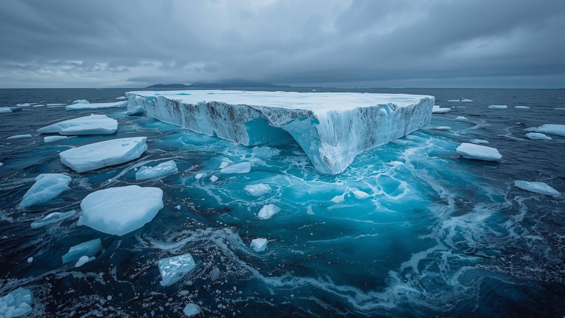 Iceberg desintegrándose | Foto Canva
