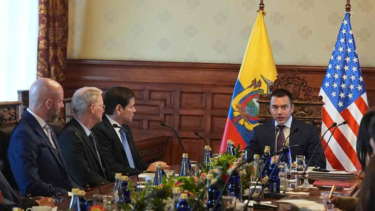 Marco Rubio se reúne con Daniel Noboa en Ecuador - AFP