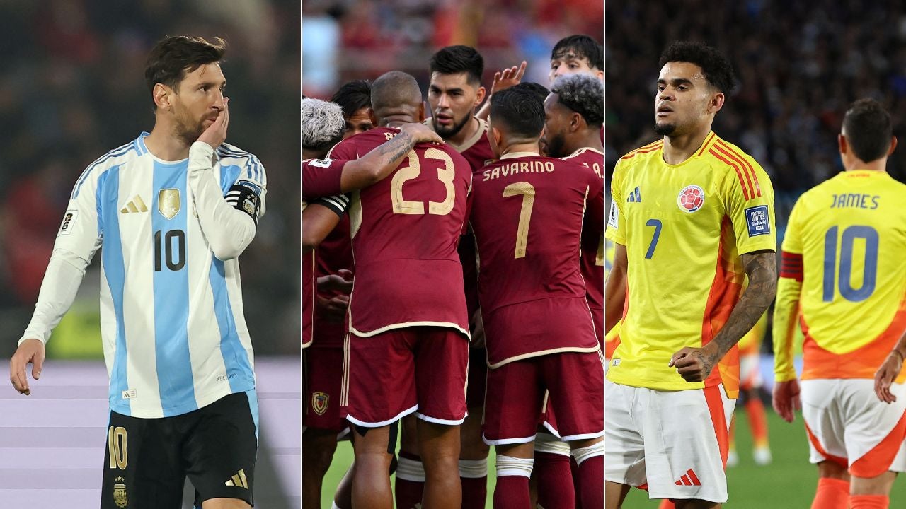 Lionel Messi/ Selección venezolana/ Luis Díaz y James Rodríguez - Fotos AFP