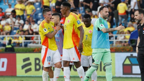 James Rodríguez con la selección Colombia - Foto: EFE
