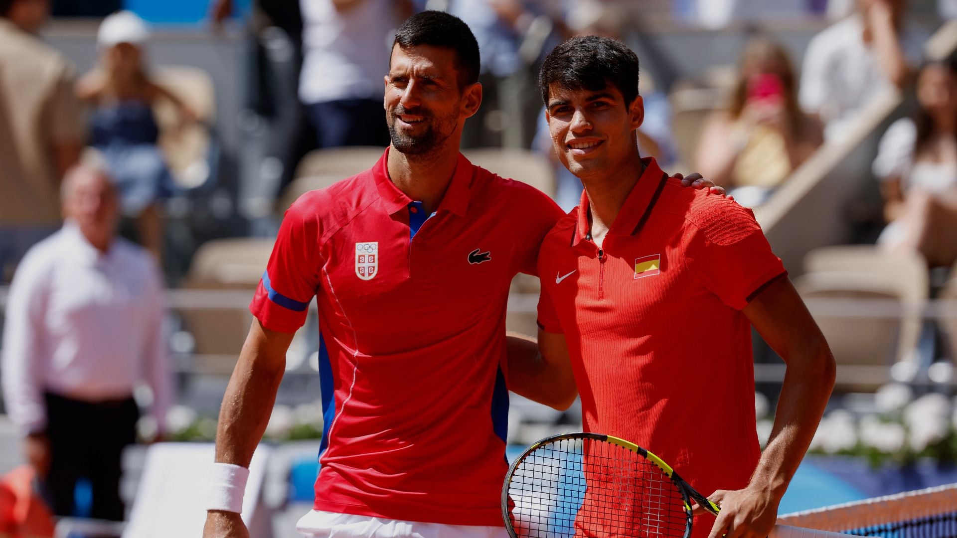 Novak Djokovic y Carlos Alcaraz | Foto EFE