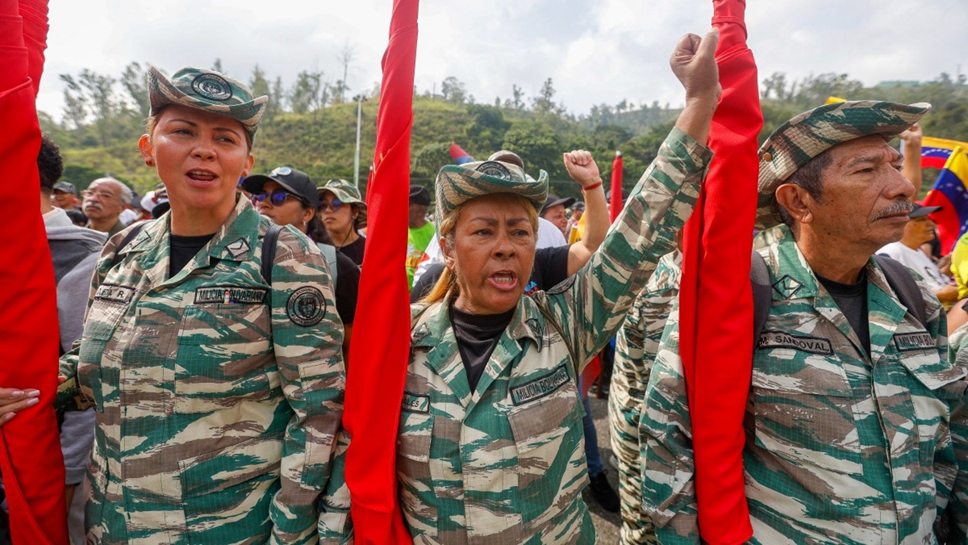 Milicias bolivarianas - AFP