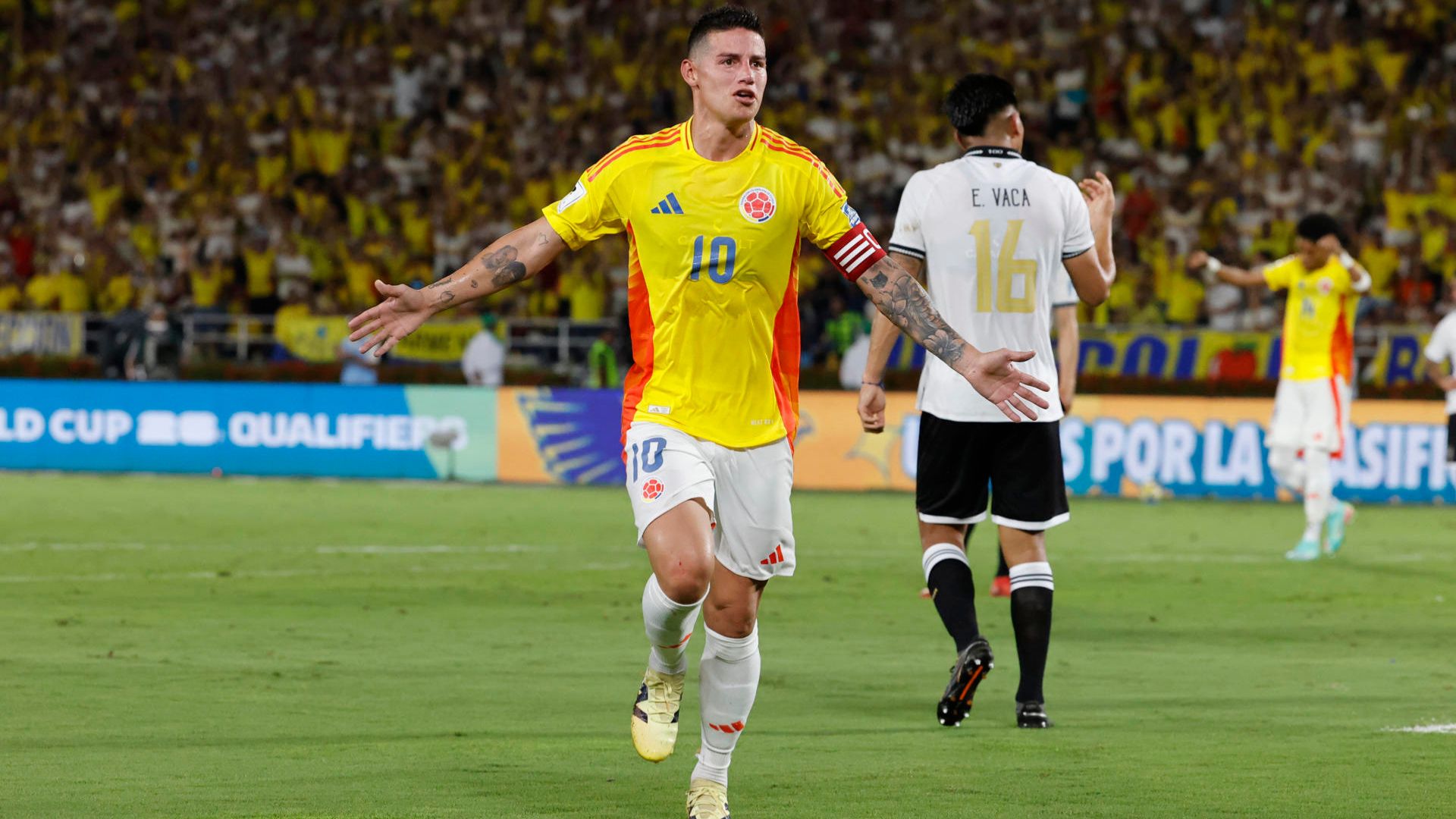 Los récords de James con la selección en las Eliminatorias - Foto: EFE