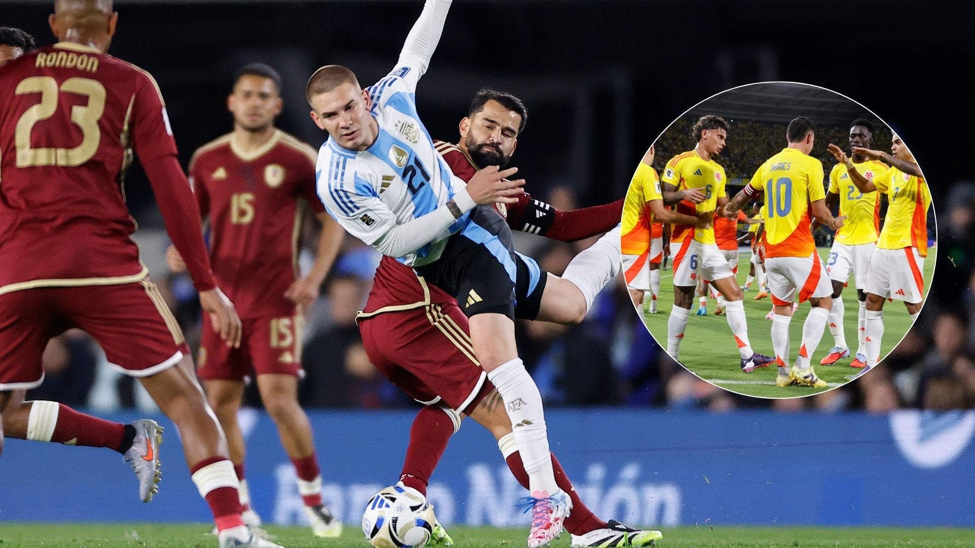 Penúltima fecha de las Eliminatorias Sudamericanas - Fotos EFE