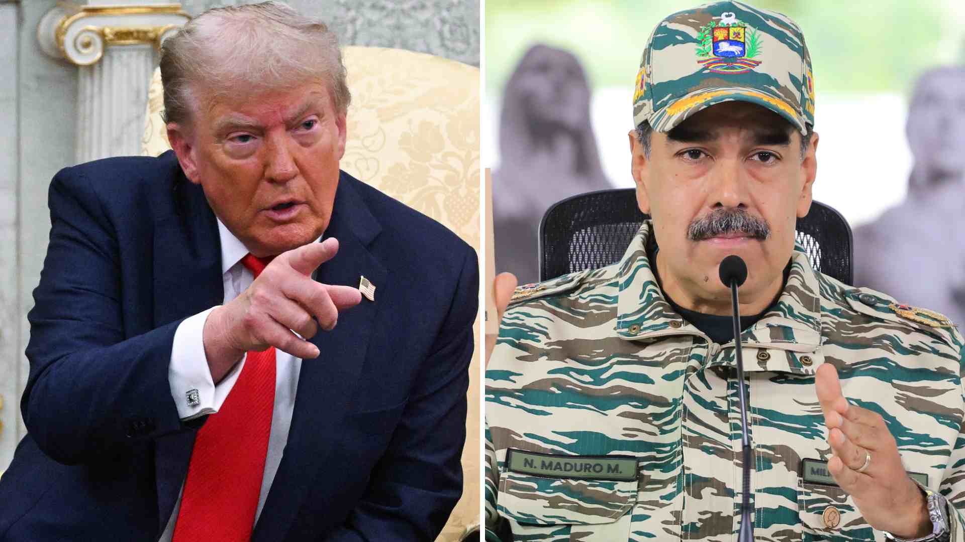 Donald Trump y Nicolás Maduro - EFE