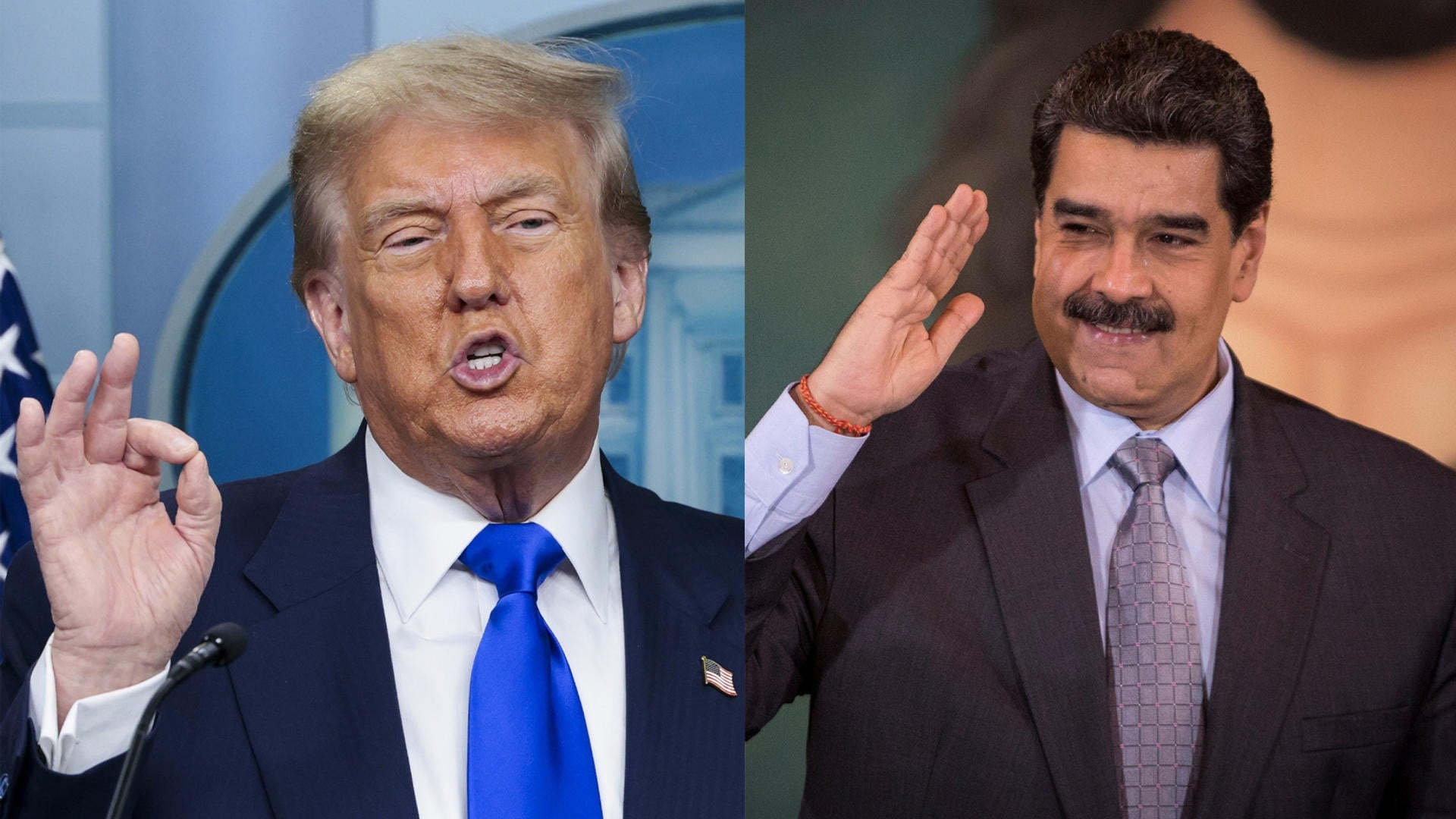 Donald Trump y Nicolás Maduro / FOTO: EFE