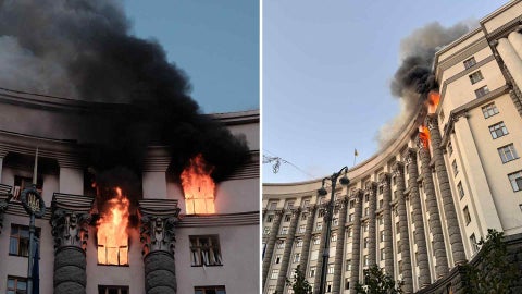 Sede del Gobierno de Ucrania en Kiev - AFP