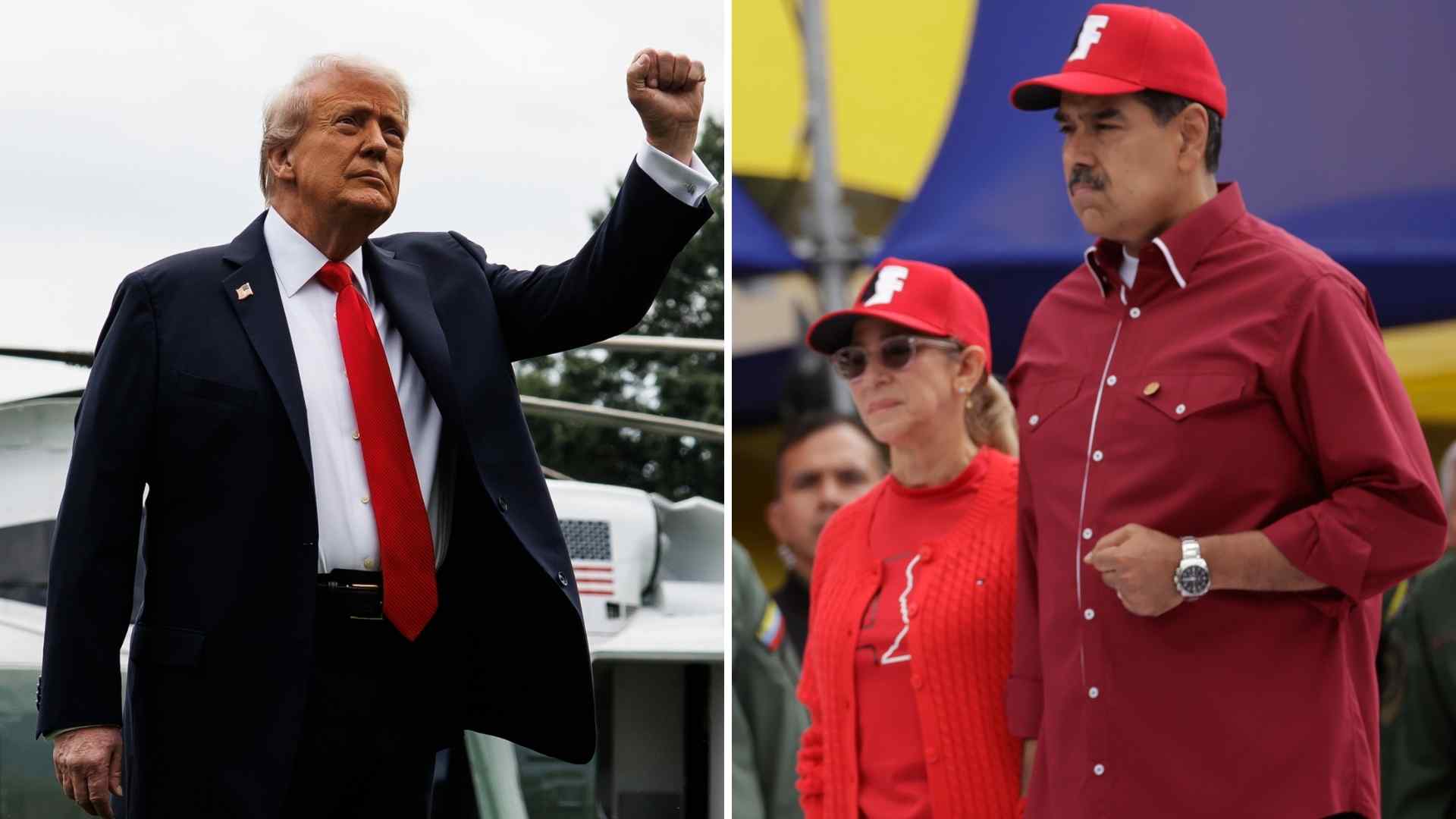Donald Trump y Nicolás Maduro - EFE