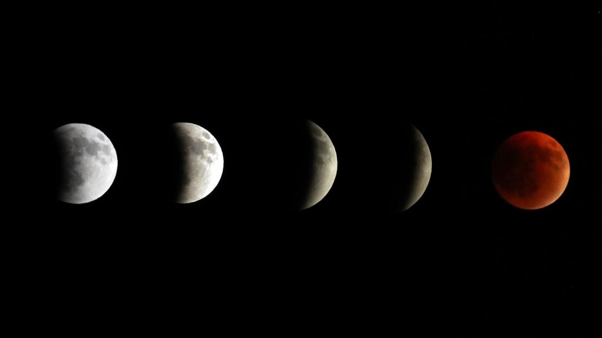 Un eclipse total de Luna sorprendió a millones de personas este domingo 7 de septiembre - Foto EFE Un eclipse total de Luna sorprendió a millones de personas este domingo 7 de septiembre - Foto EFE