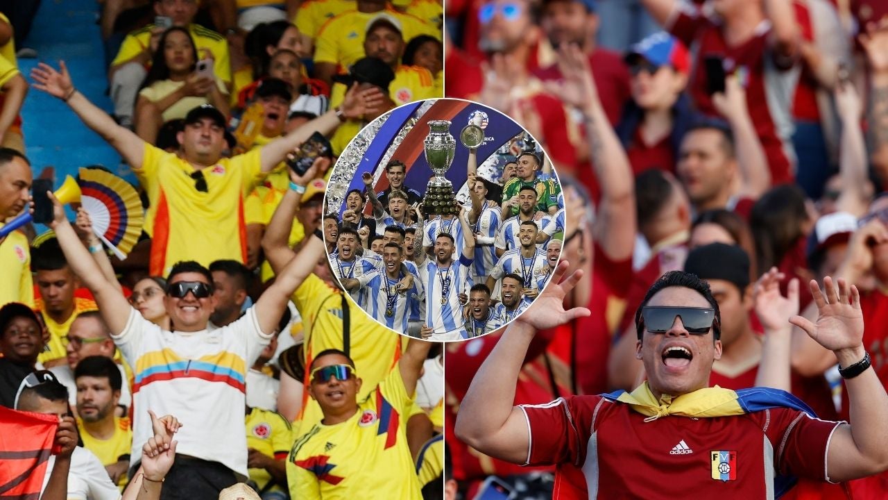 Afición colombiana/ afición venezolana/ Copa América 2024 - Fotos EFE