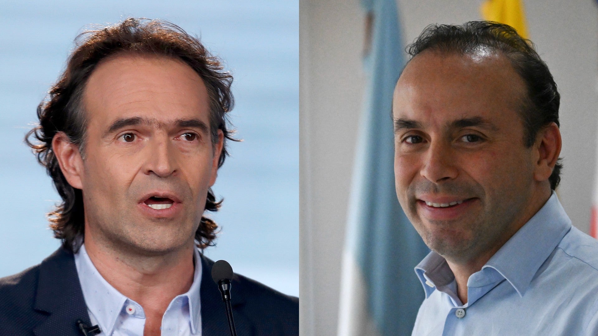 Alcaldes de Medellín y Cali: Federico Gutiérrez y Alejandro Eder | Foto: AFP