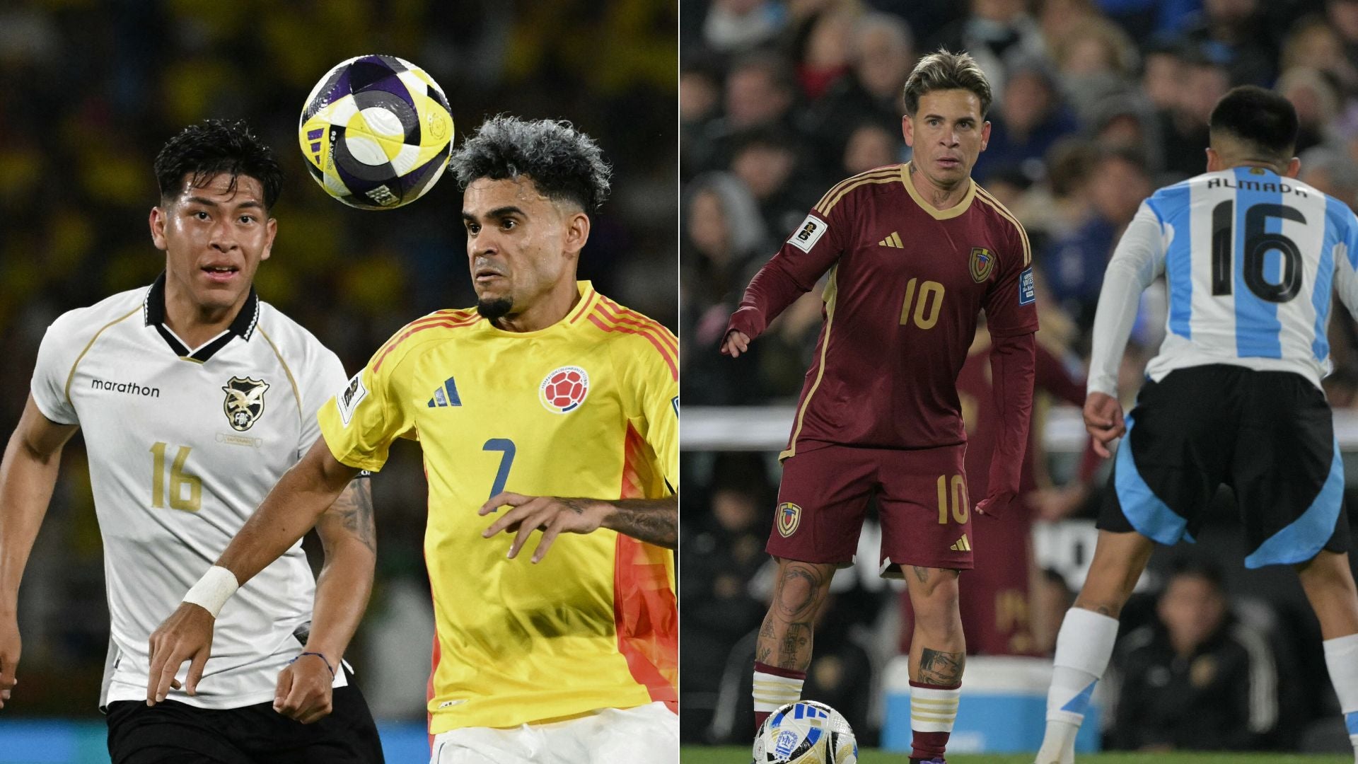 Dos selecciones sudamericanas se juegan por el cupo a repechaje - Fotos: AFP