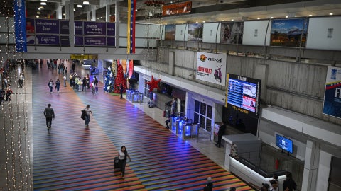 Aeropuerto de Maiquetía (AFP)
