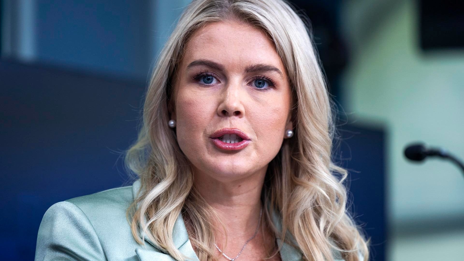 La secretaria de prensa de la Casa Blanca, Karoline Leavitt. (EFE)