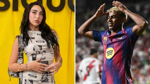Nicki Nicole y Lamine Yamal - EFE