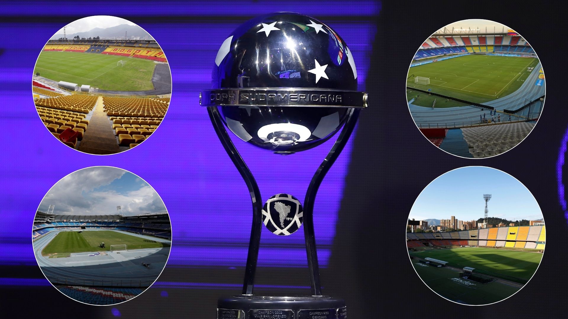 Trofeo Copa Sudamericana/ Estadios de Colombia - Fotos EFE