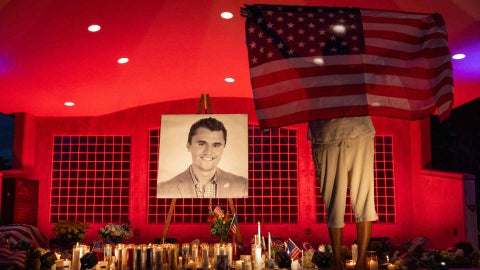 Muerte de Charlie Kirk - AFP