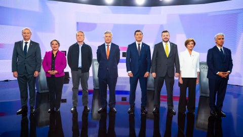 Candidatos a la Presidencia de Chile (AFP)