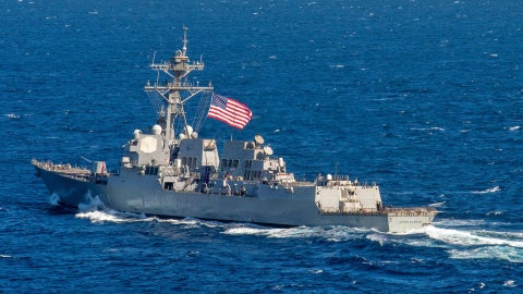 Jason Dunham, buque de guerra estadounidense - Foto: EFE