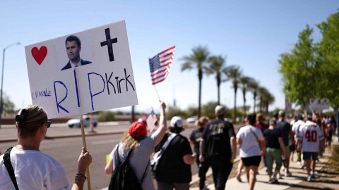 Muerte de Charlie Kirk - AFP