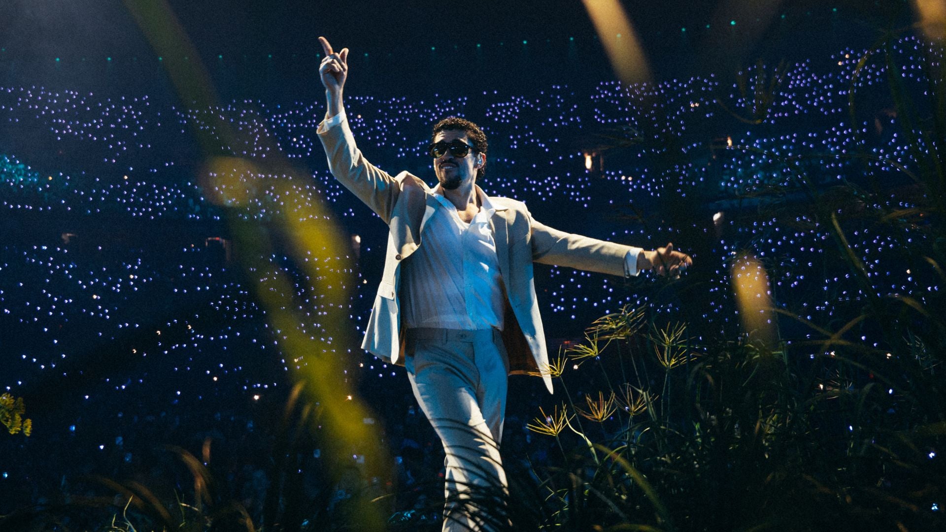 Bad Bunny durante una presentación en el Coliseo de Puerto Rico - Foto EFE