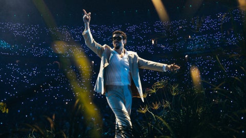 Bad Bunny durante una presentación en el Coliseo de Puerto Rico - Foto EFE