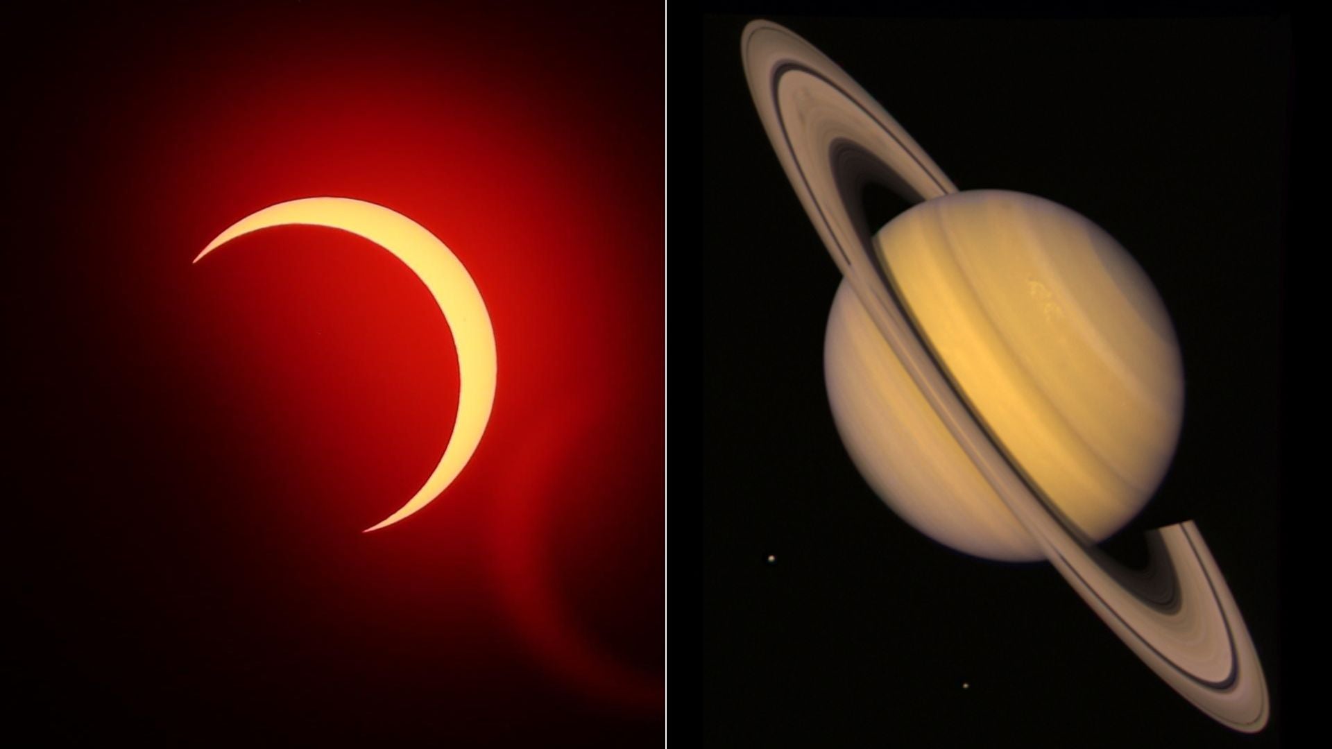 Eclipse parcial de Sol y oposición de Saturno, los eventos astronómicos de la semana - Fotos NASA