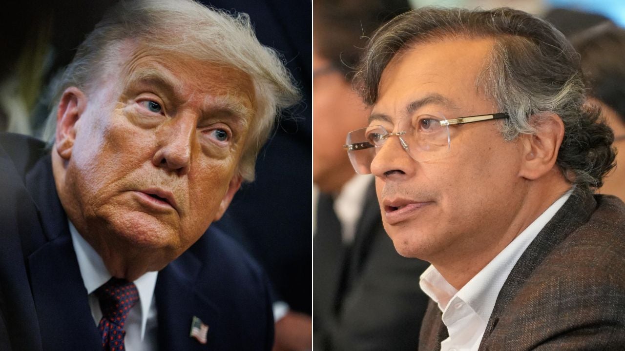 Donald Trump/ Gustavo Petro - Fotos EFE