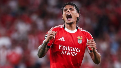 Richard Ríos, jugador del Benfica / FOTO: EFE