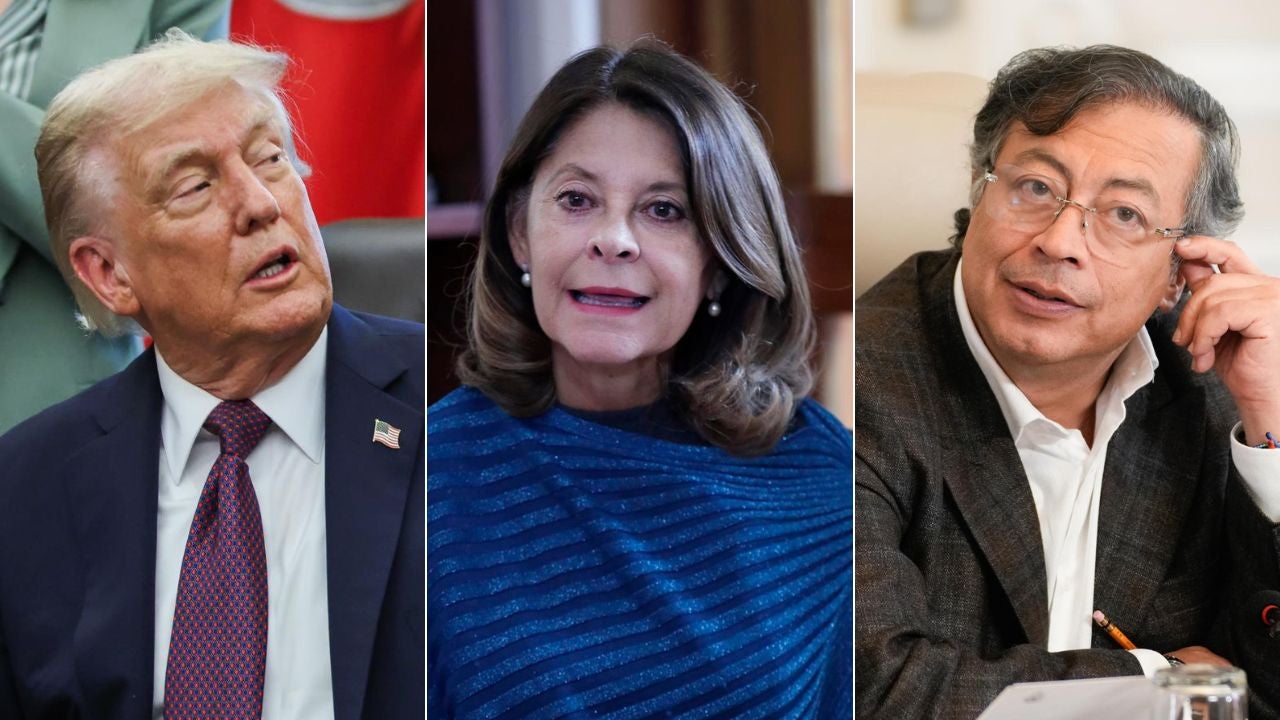 Donald Trump/ Marta Lucía Ramírez/ Gustavo Petro - Fotos EFE