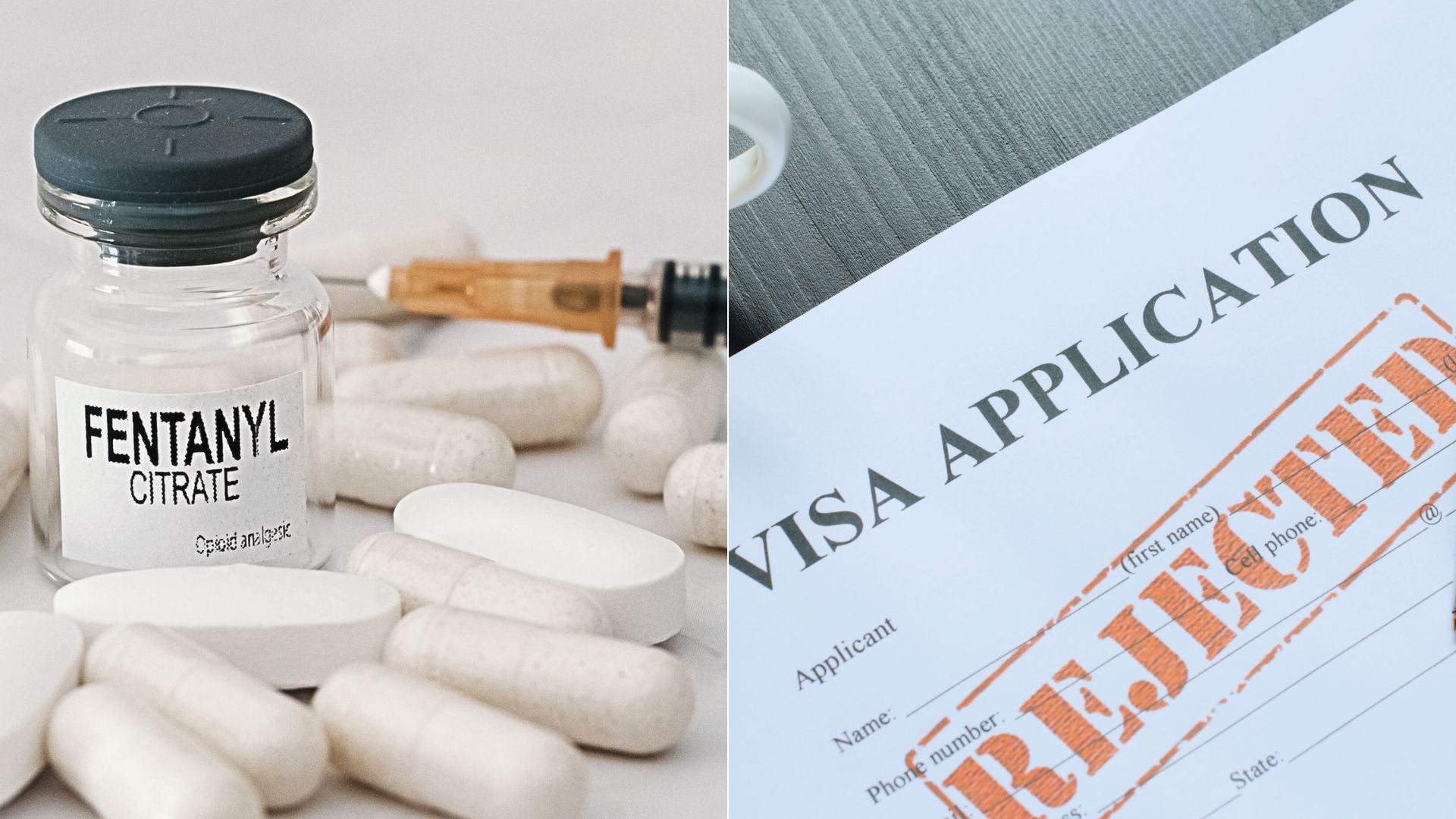 Fentanilo - Visa denegada - Fotos de referencia Canva