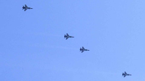 Aviones MiG-31 rusos - AFP