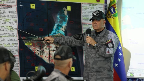 Ministro de Defensa del régimen madurista, Vladimir Padrino López | Foto: AFP