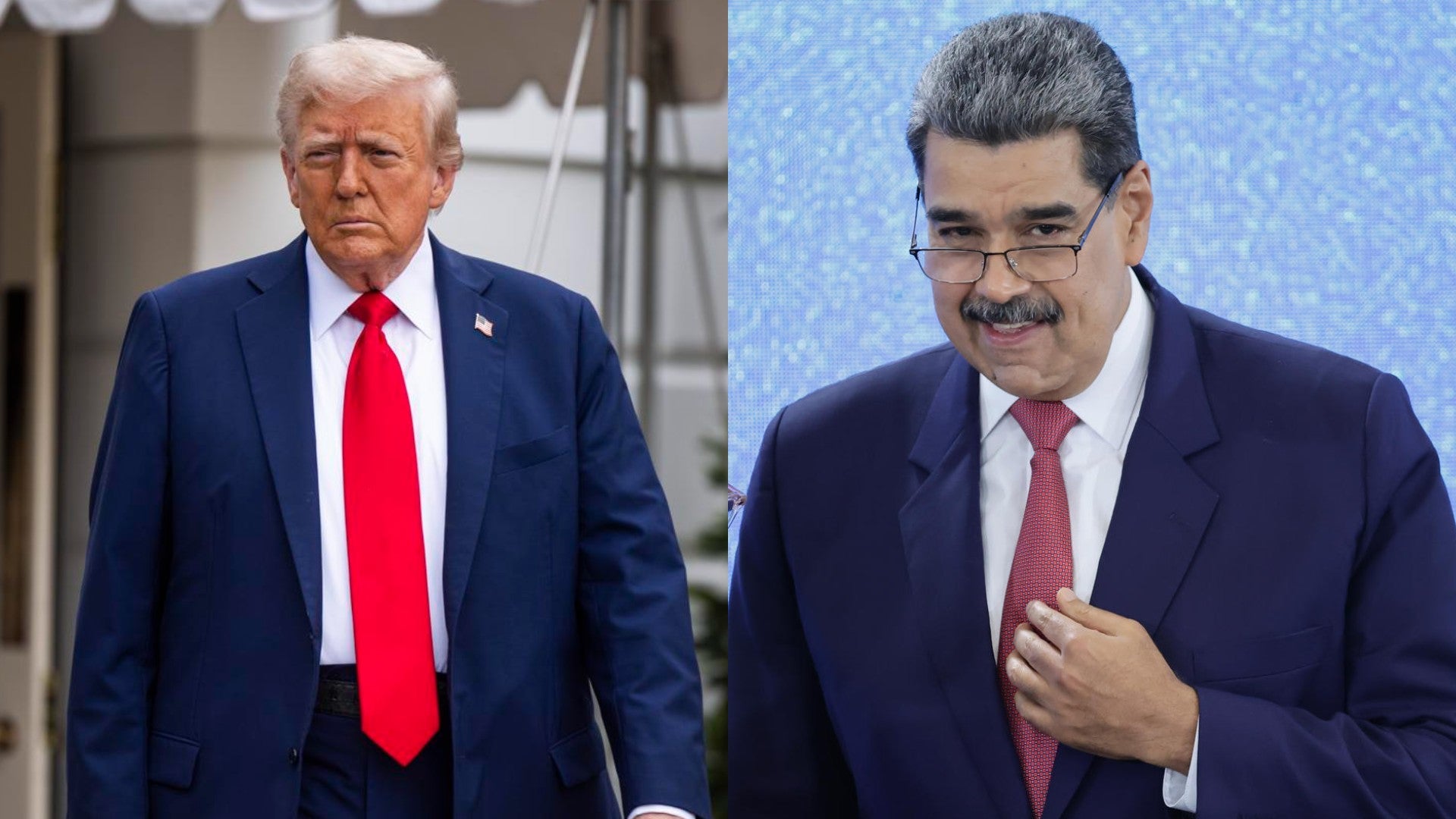 Donald Trump, presidente de Estados Unidos, y Nicolás Maduro - Fotos: EFE