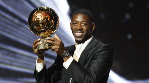 Dembélé, jugador francés ganador del Balón de Oro - Foto: EFE
