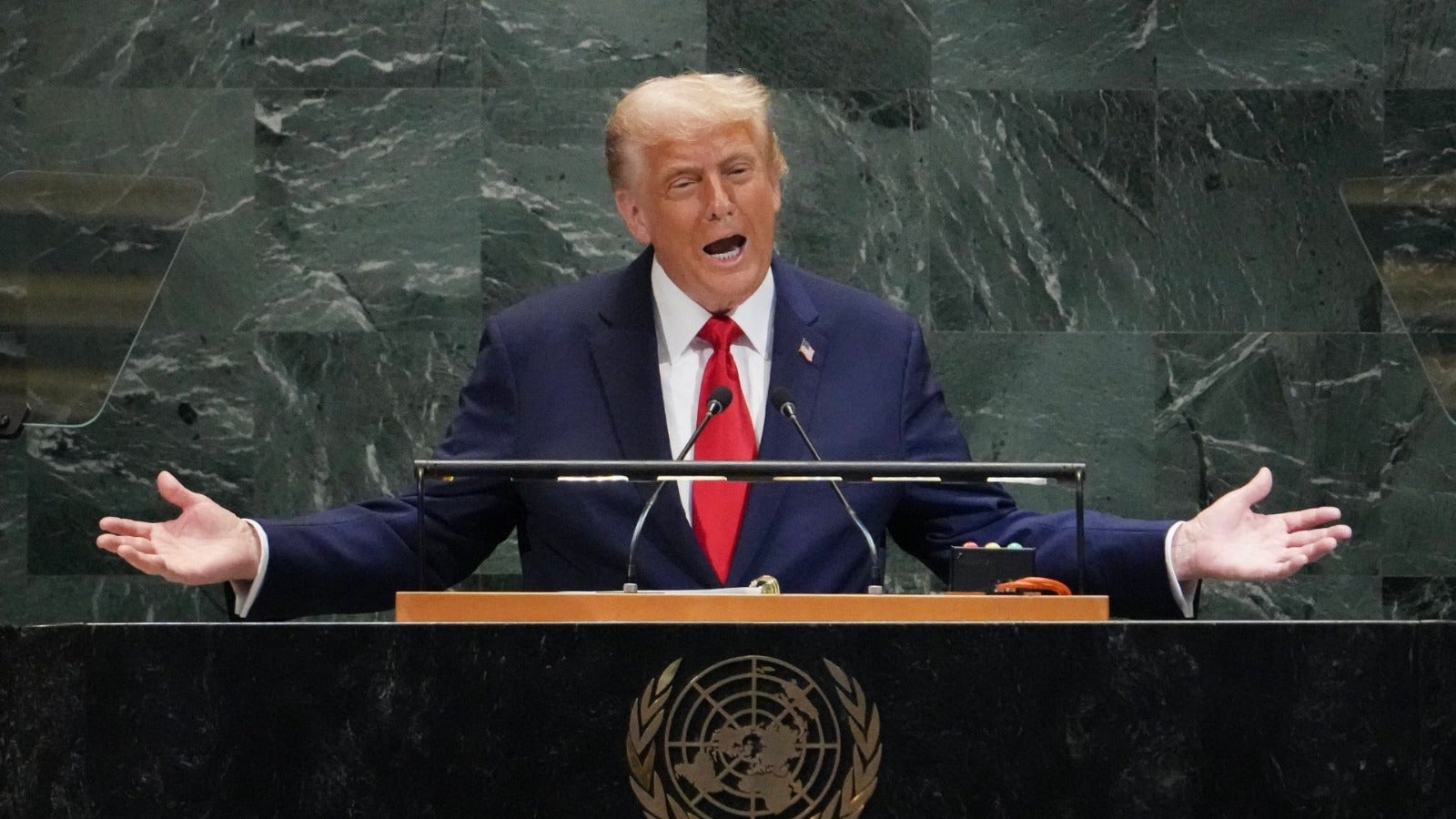 Donald Trump ante la ONU - Foto AFP