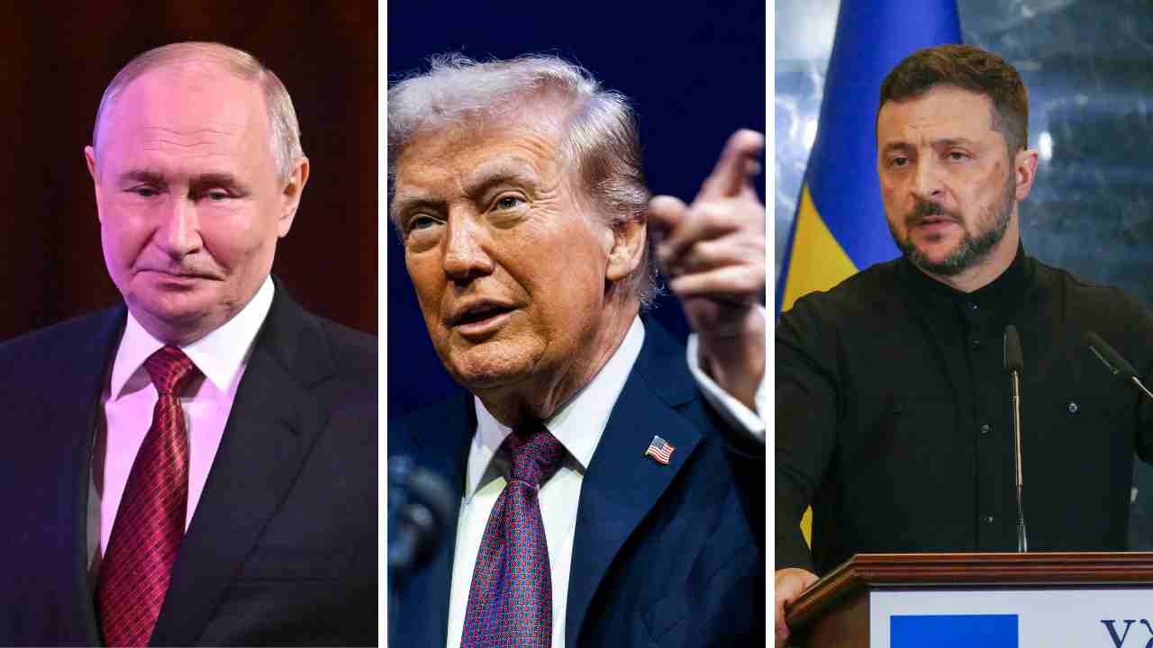 Vladímir Putin, Donald Trump y Volodímir Zelenski - EFE