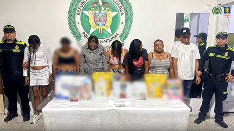 Venezolanos que explotaban a niños