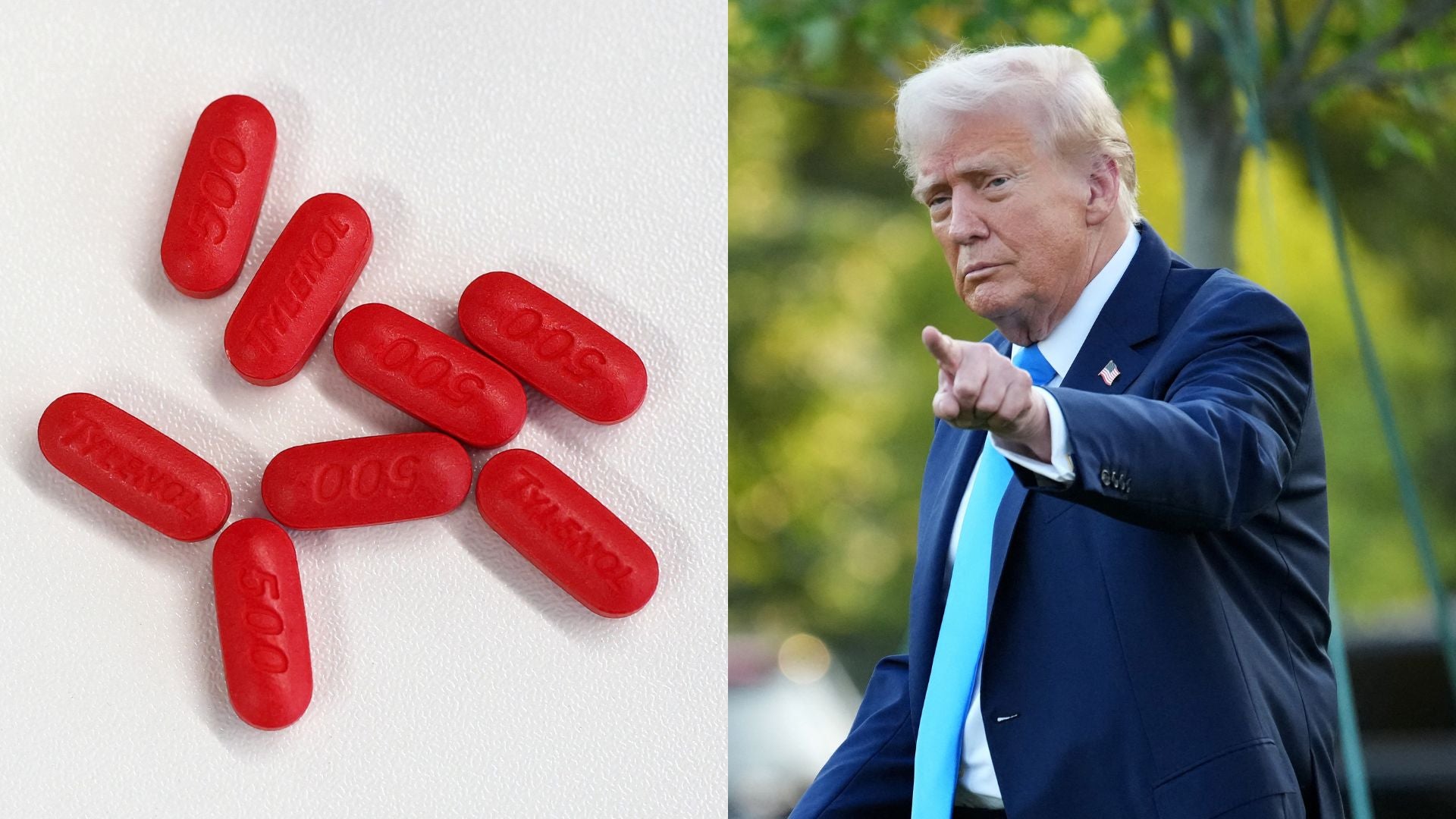 Foto: Tylenol - Donald Trump (AFP)