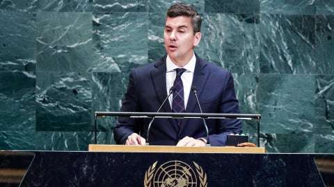 Santiago Peña, presidente de Paraguay - Foto: EFE