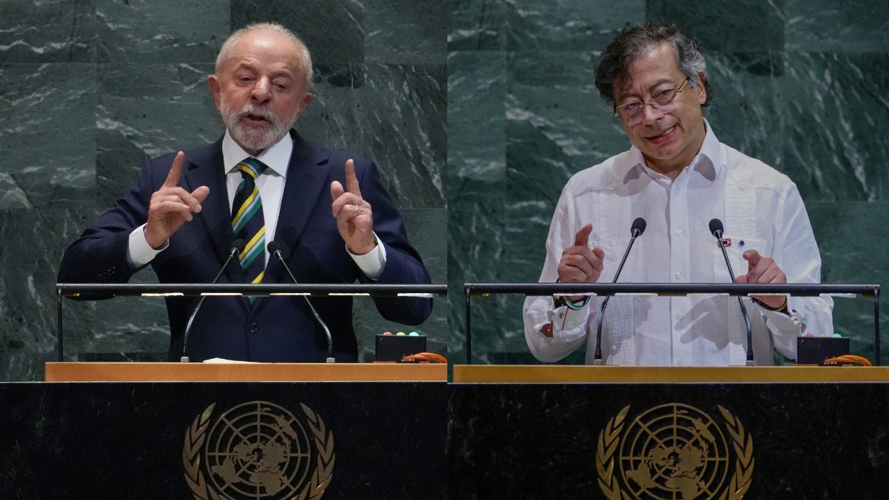 Lula da Silva y Gustavo Petro | Foto AFP