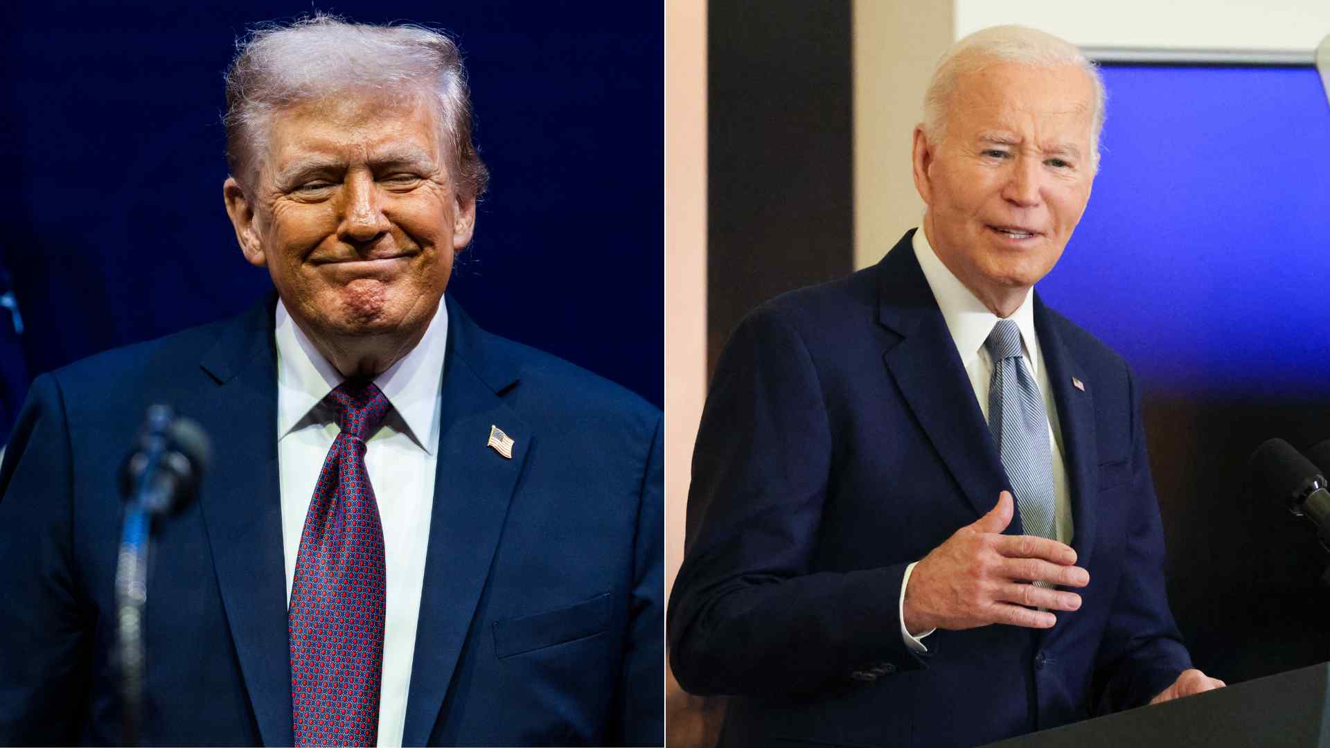 Donald Trump y Joe Biden - EFE