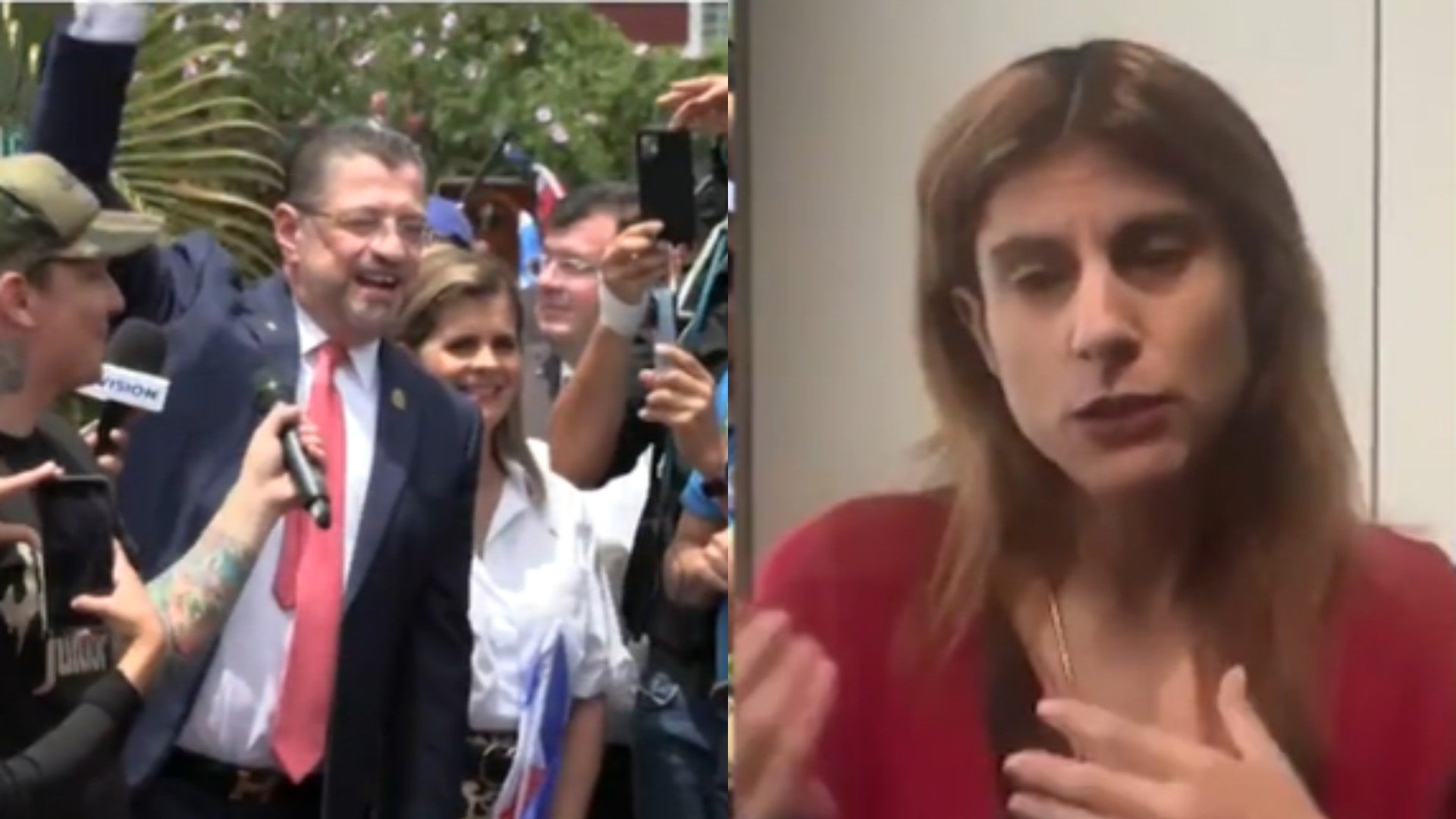 Andrea Álvarez Marín, diputada del partido Liberación Nacional quien presidió la comisión del levantamiento de inmunidad judicial al presidente de Costa Rica, Rodrigo Chaves