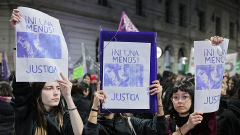 Protestas en Argentina por asesinato de tres mujeres en Buenos Aires - Foto: EFE