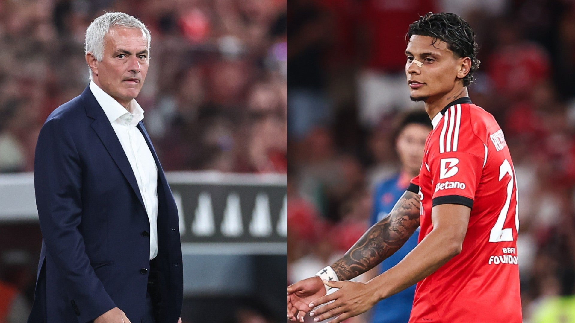 José Morinho y Richard Ríos | Foto: EFE