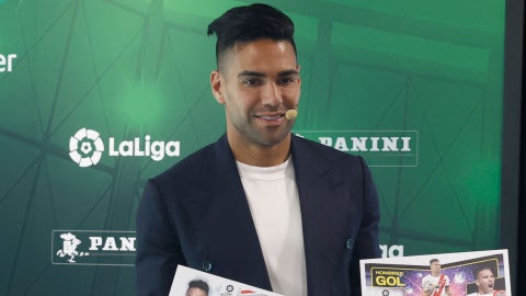Falcao hizo presencia en el derbi español - Foto: EFE